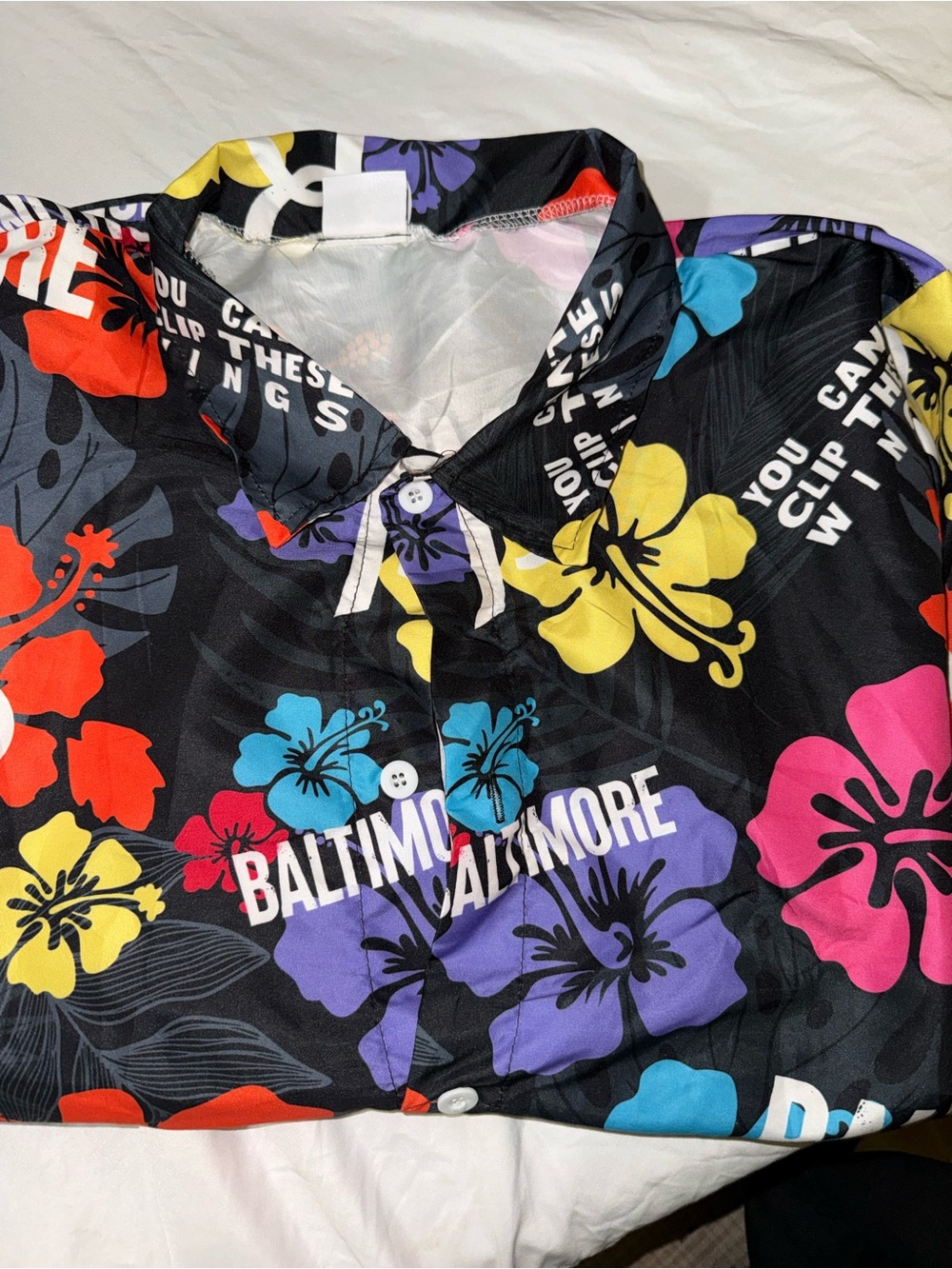 Baltimore Orioles SGA city connect Hawaiin print shirt